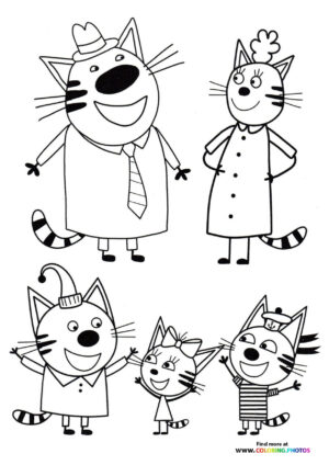 Characters from Kid E Cats
