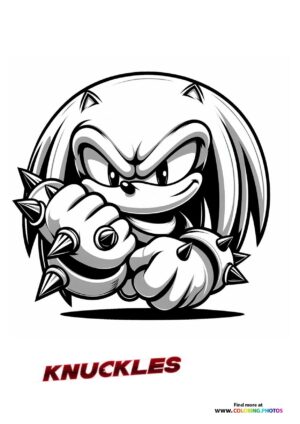 Knuckles ready to fight