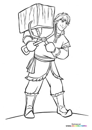 Kristoff bringing ice