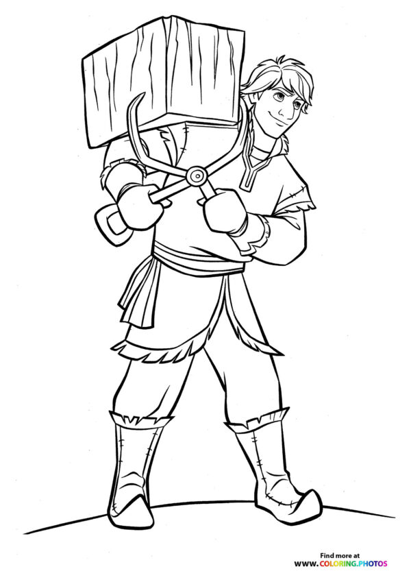 Kristoff bringing ice