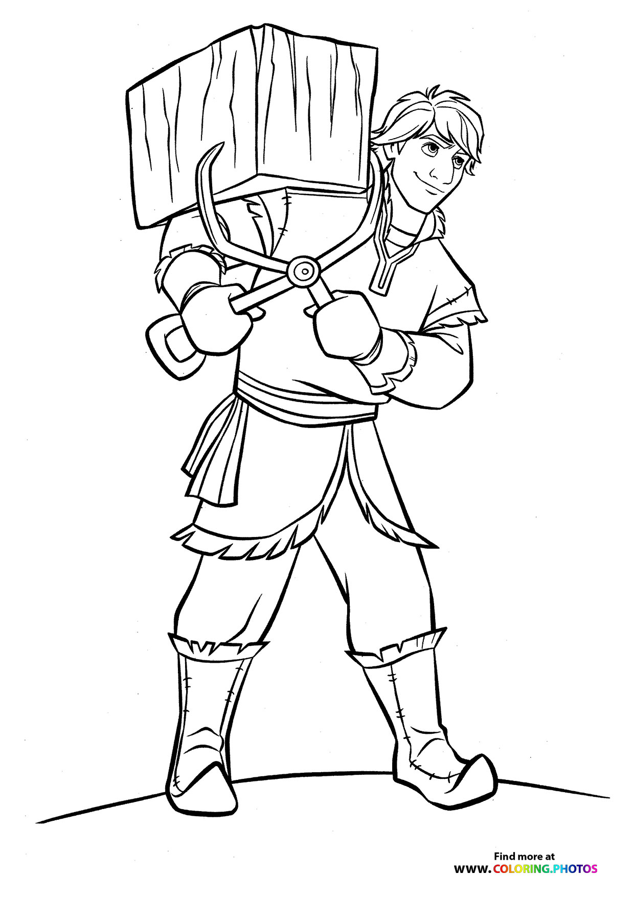 Kristoff bringing ice