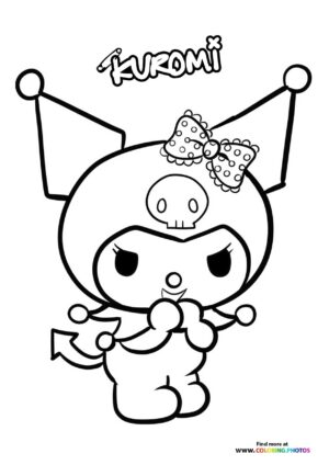 Kuromi laughing