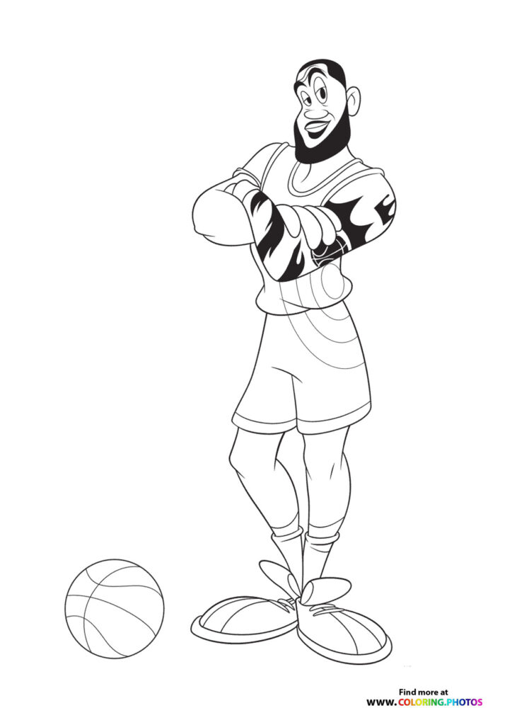 LeBron from Space Jam