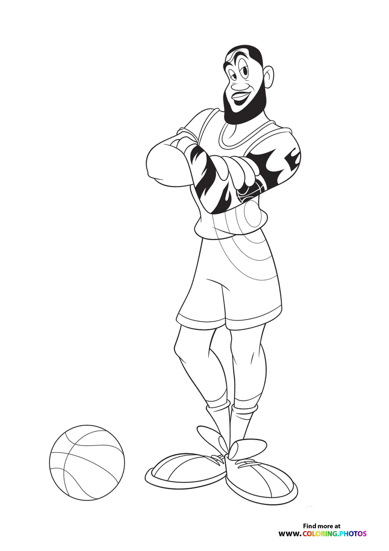 LeBron from Space Jam