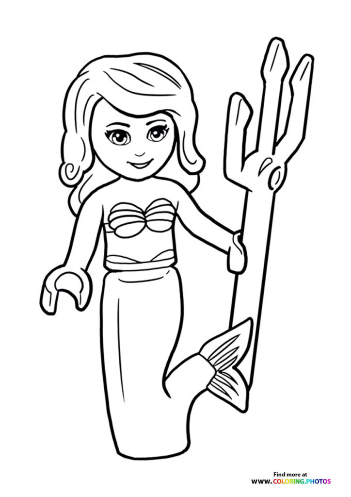 Lego Mermaid Minifigure