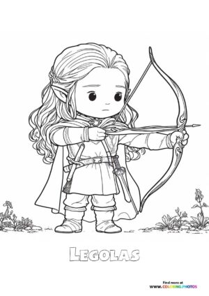 Legolas with a bow