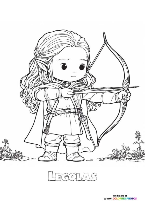 Legolas with a bow