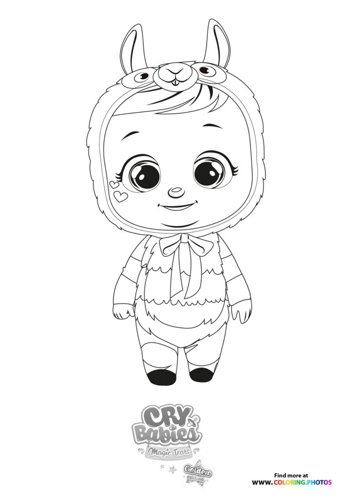 Lena - Cry Babies - Gold Edition coloring page
