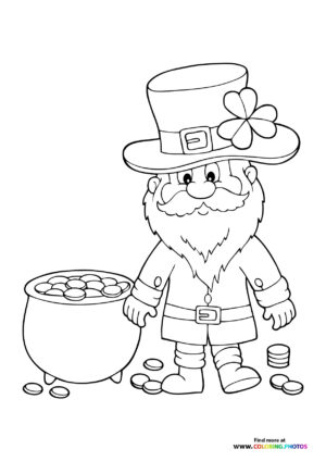 Leprechaun with Pot of Gold