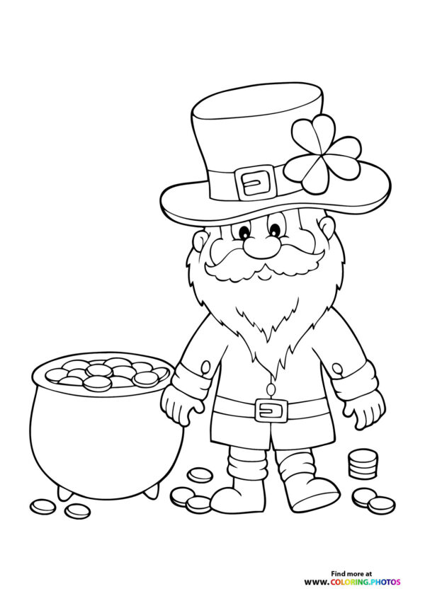 Leprechaun with Pot of Gold