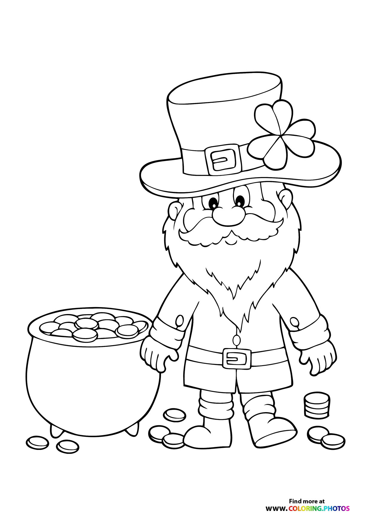 Leprechaun with Pot of Gold