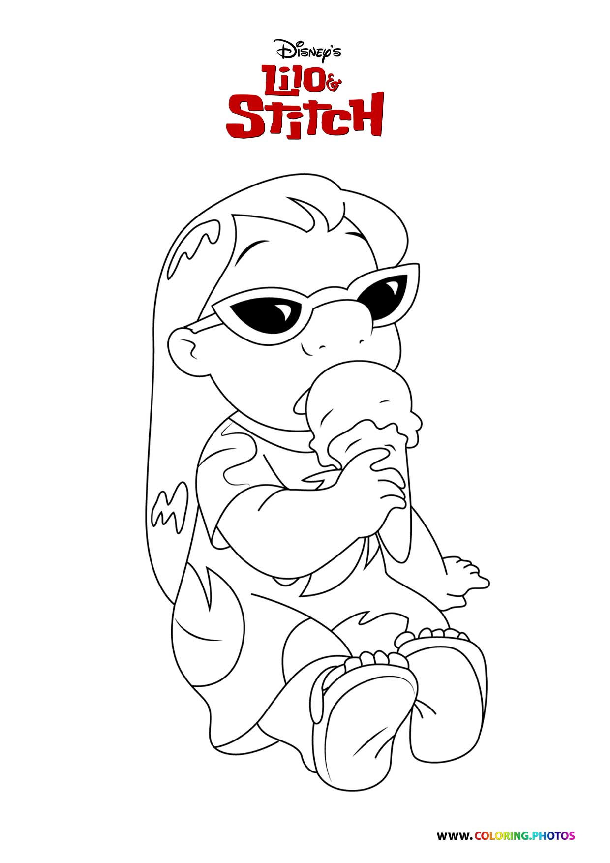 Stitch with Sunglasses