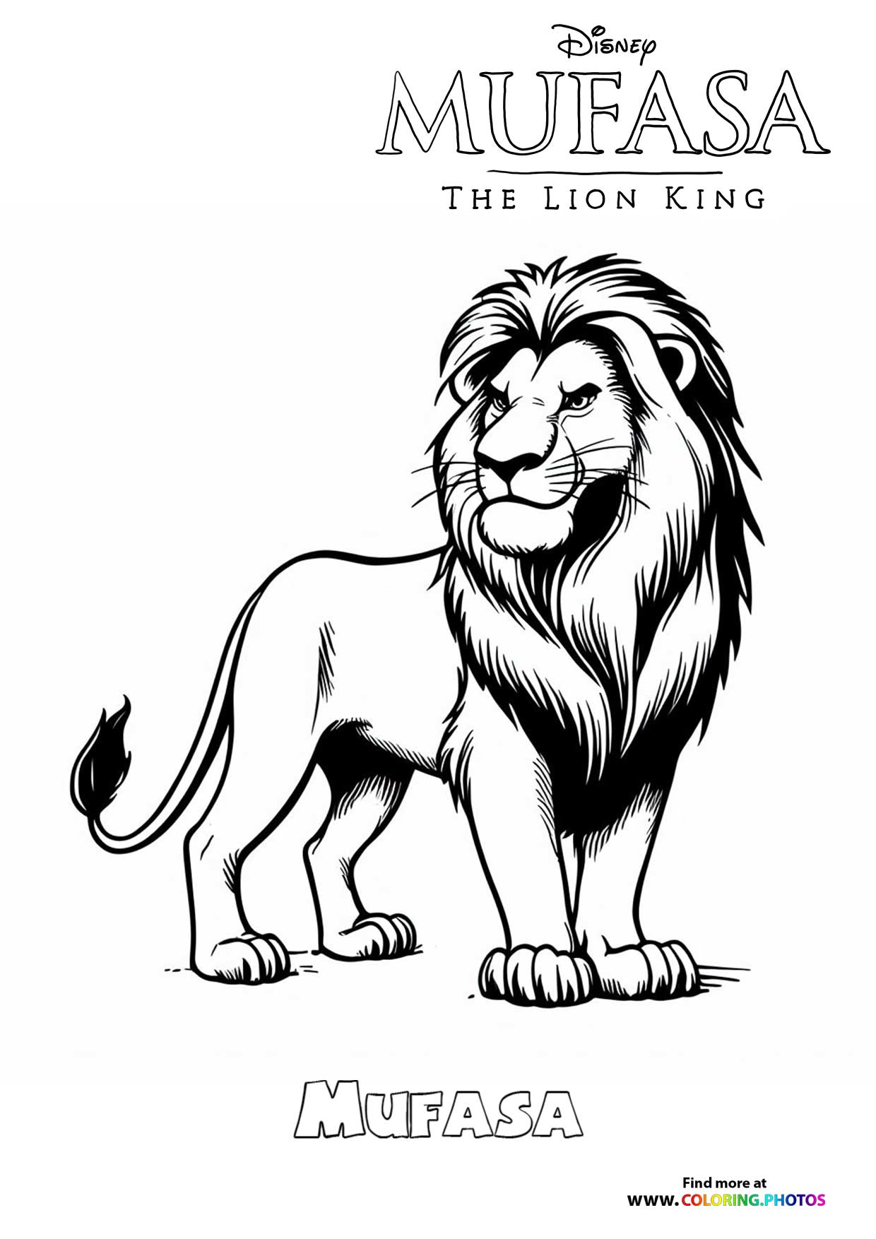 Mufasa the Mighty Lion