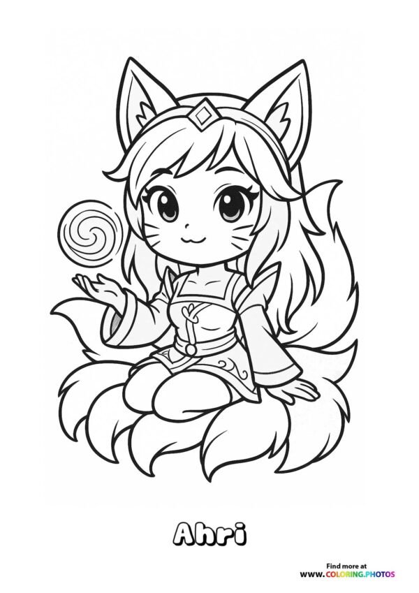 Ahri Chibi Style