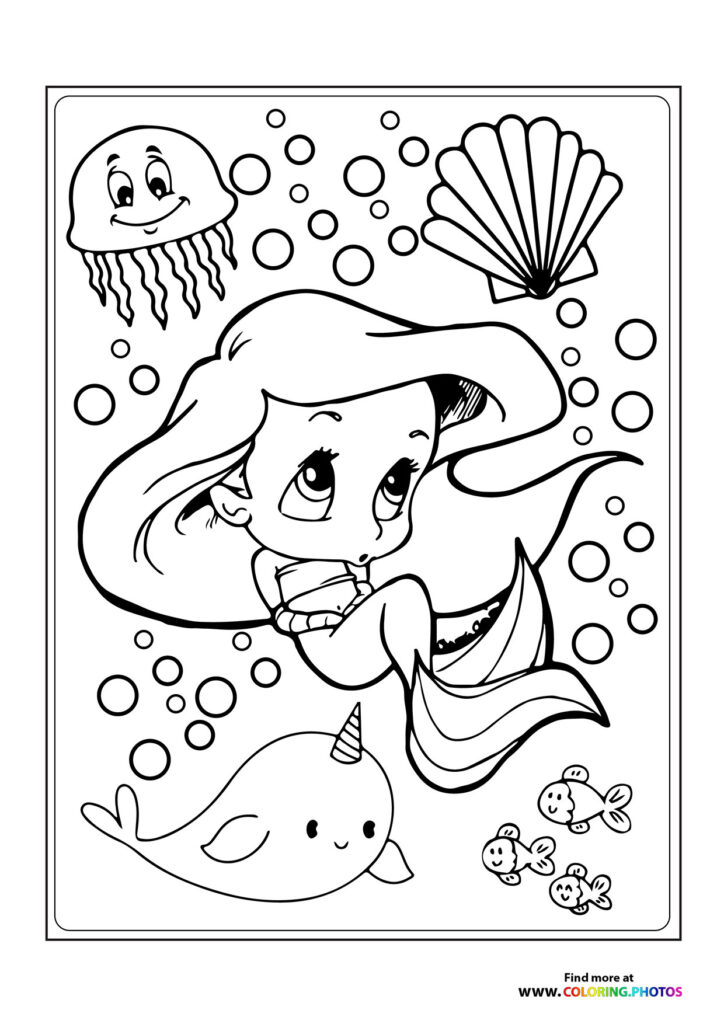 Little Ariel Disney princess