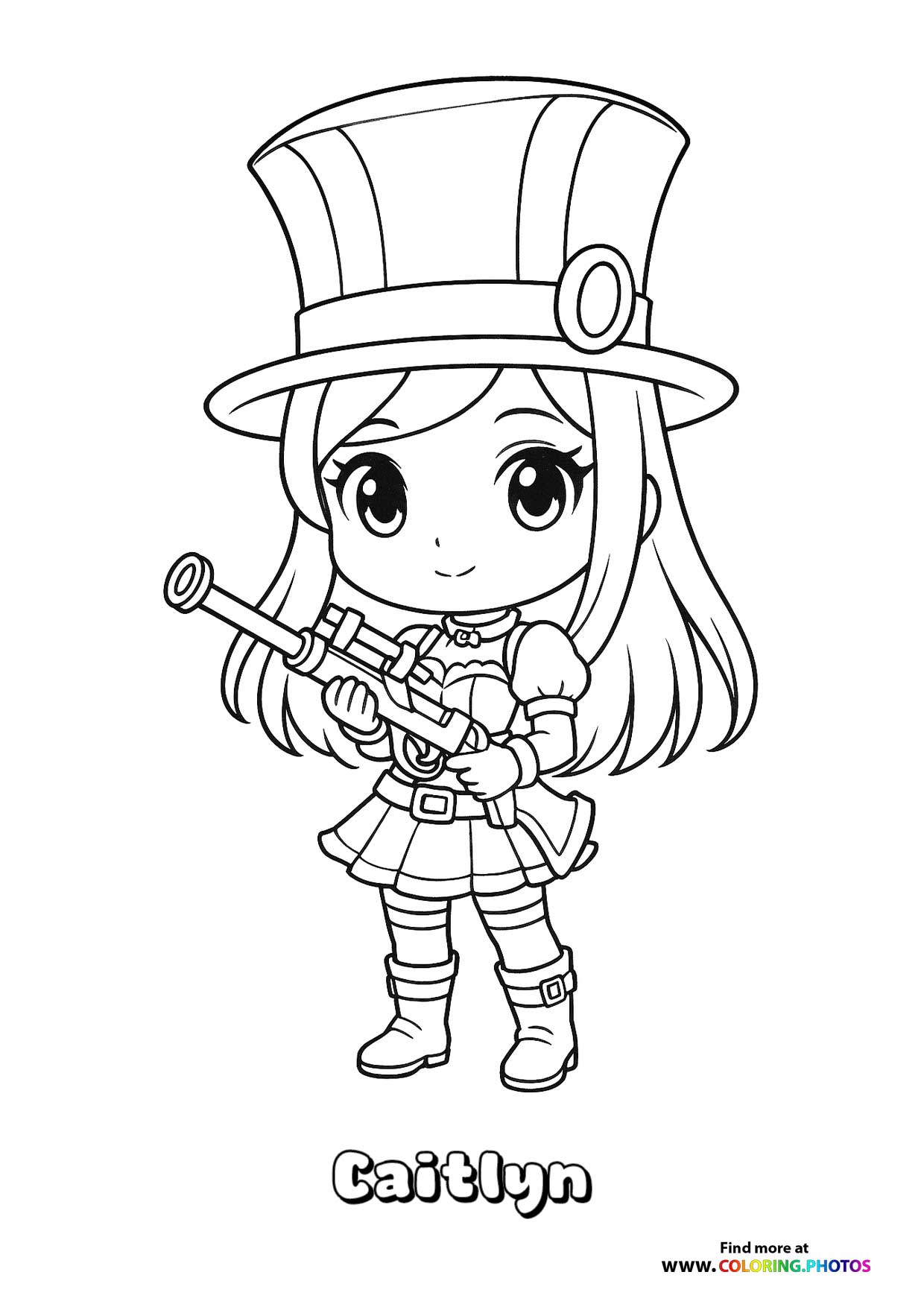 Caitlyn with Rifle