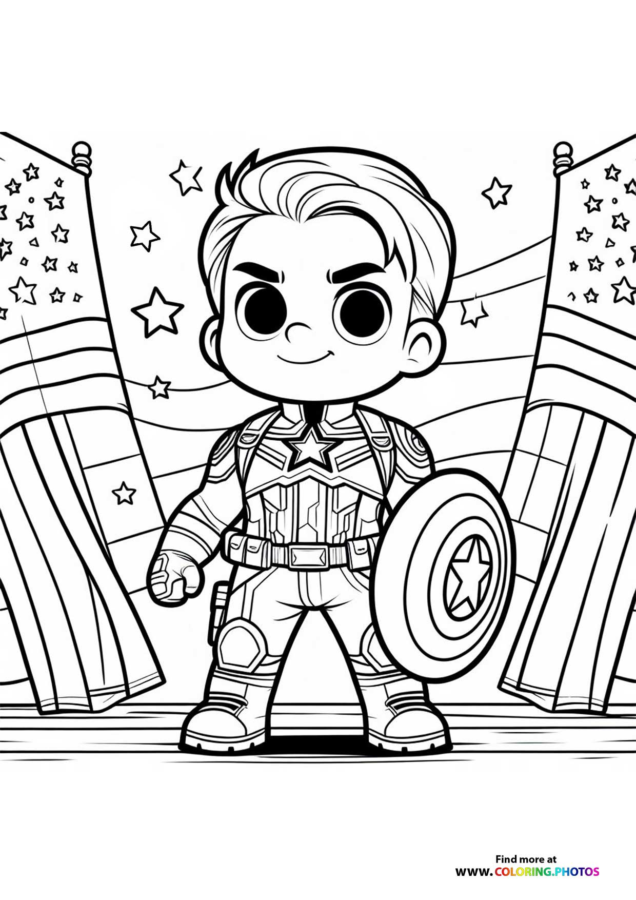 Little Captain America