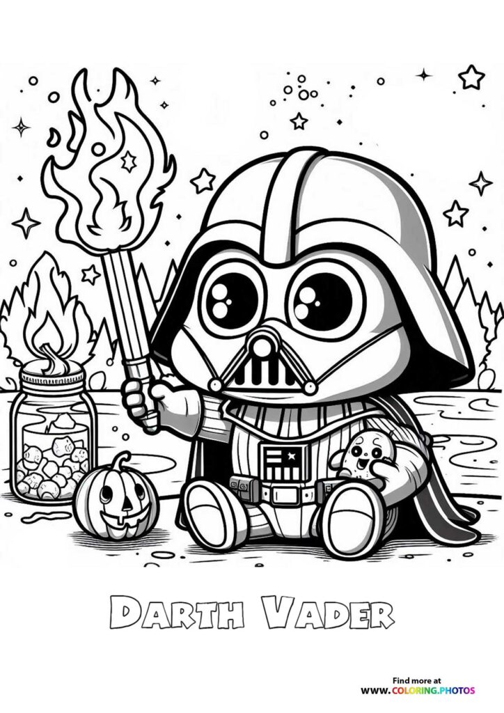 Little Darth Vader from Star Wars