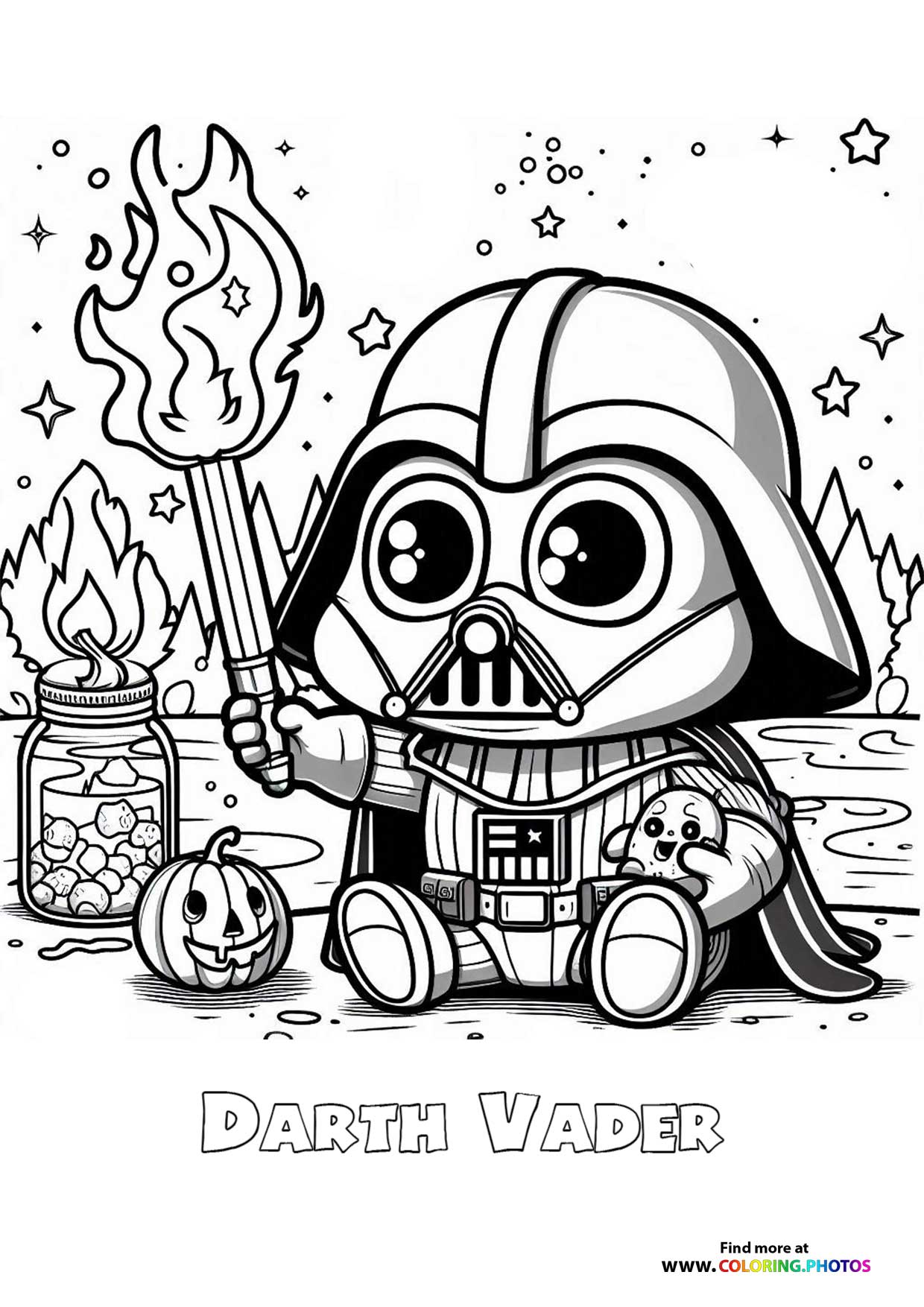 Little Darth Vader from Star Wars