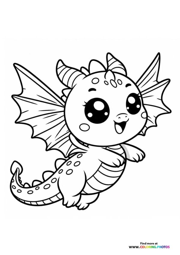 Little Dragon flying