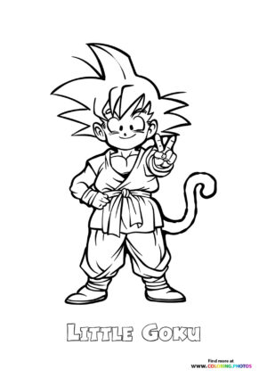Little Goku Dragon Ball Z