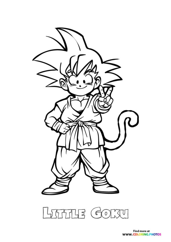 Little Goku Dragon Ball Z