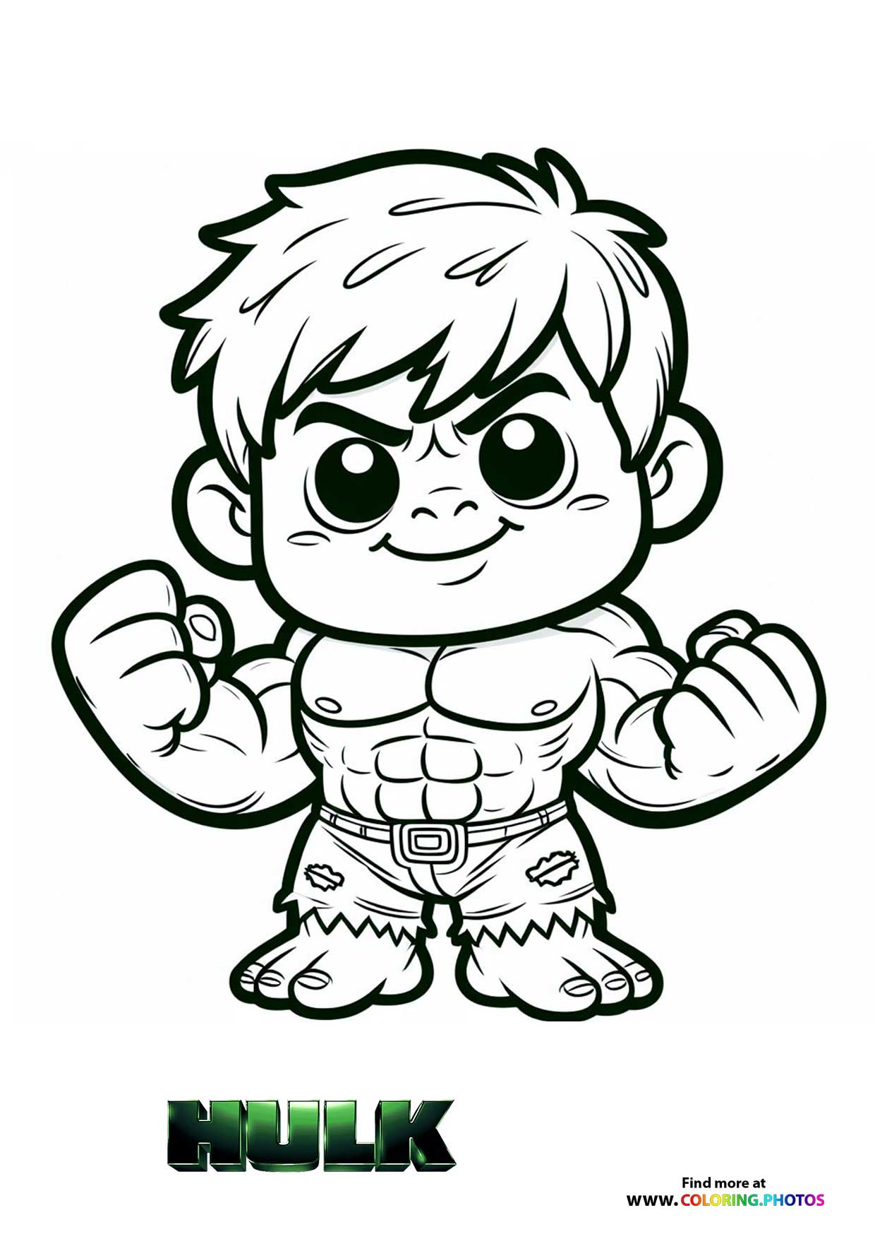 Little Hulk Flexing