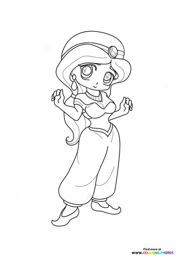 Little Jasmine Disney princess