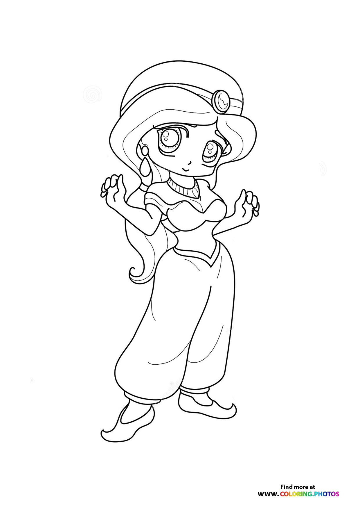 Little Jasmine Disney princess