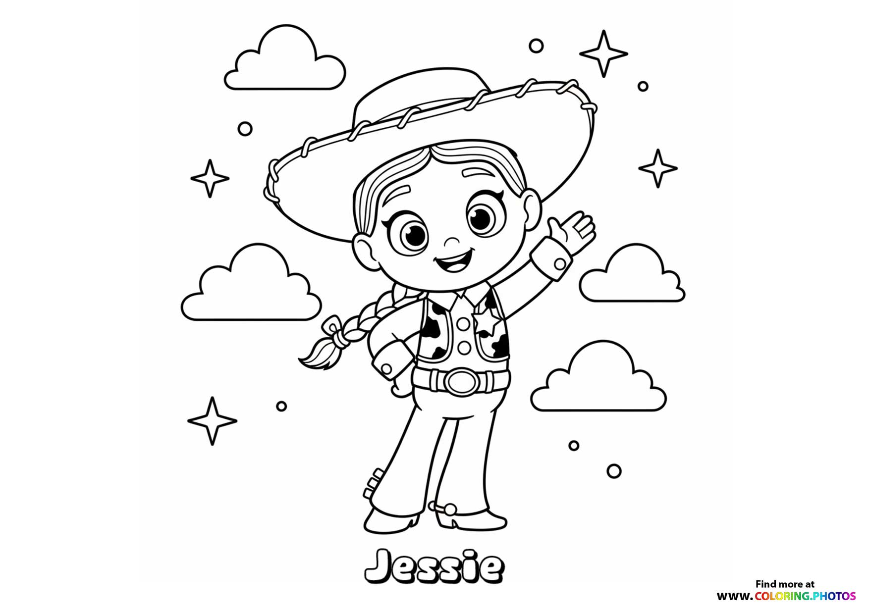 Jessie the Cowgirl in the Sky