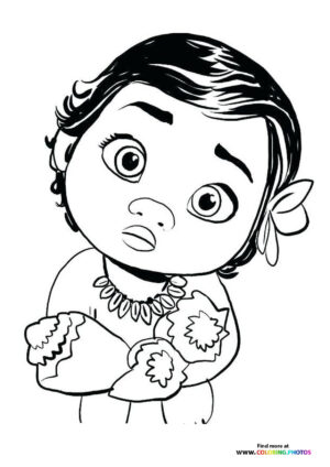 Little Moana Disney princess