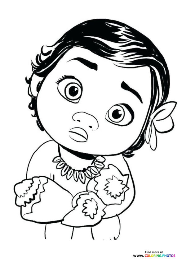 Little Moana Disney princess