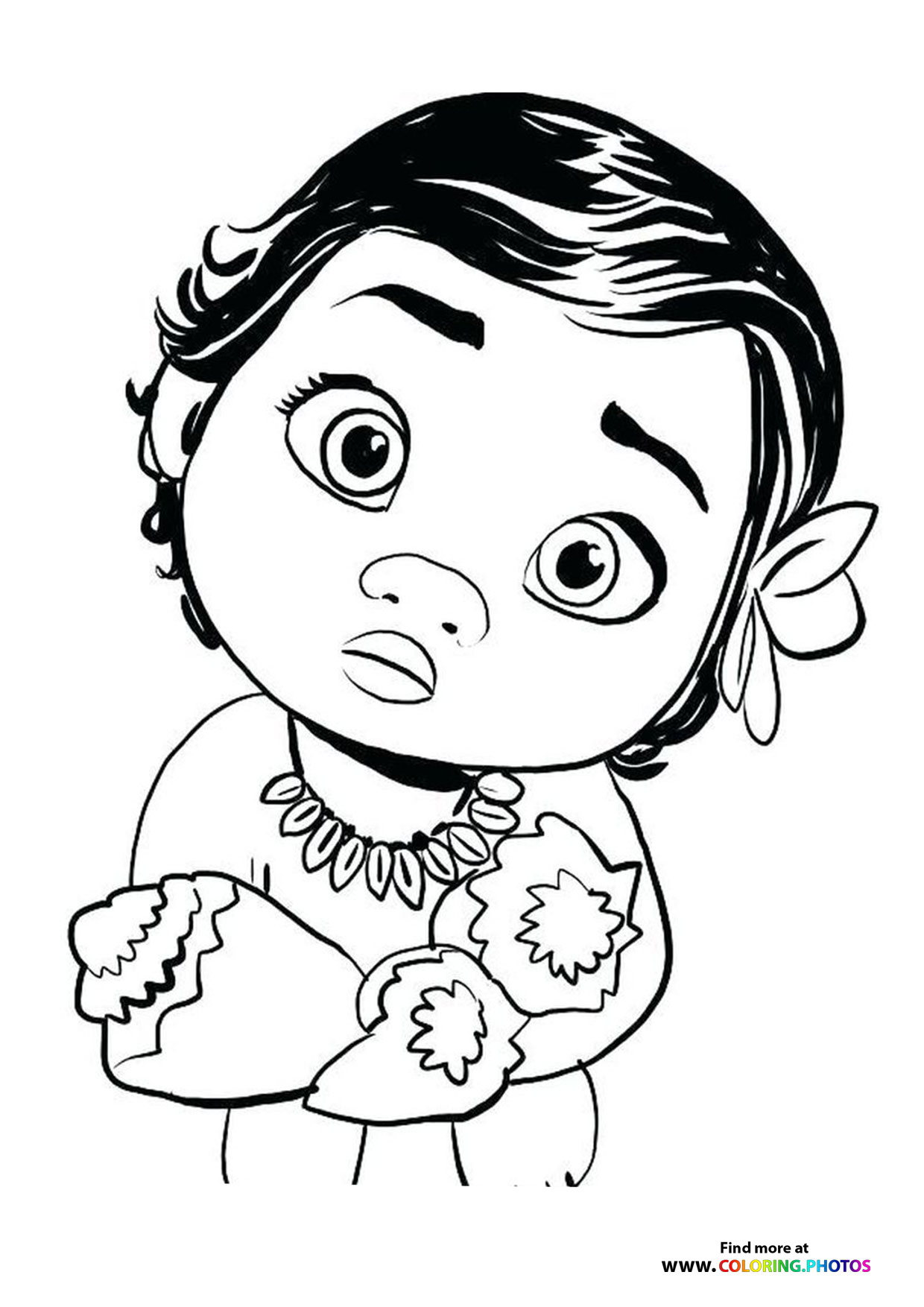 Little Moana Disney princess