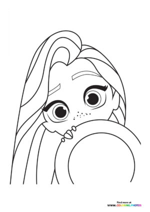 Little Rapunzel Disney princess