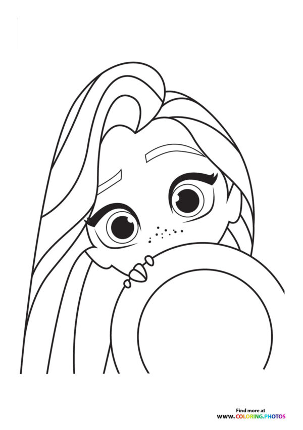 Little Rapunzel Disney princess