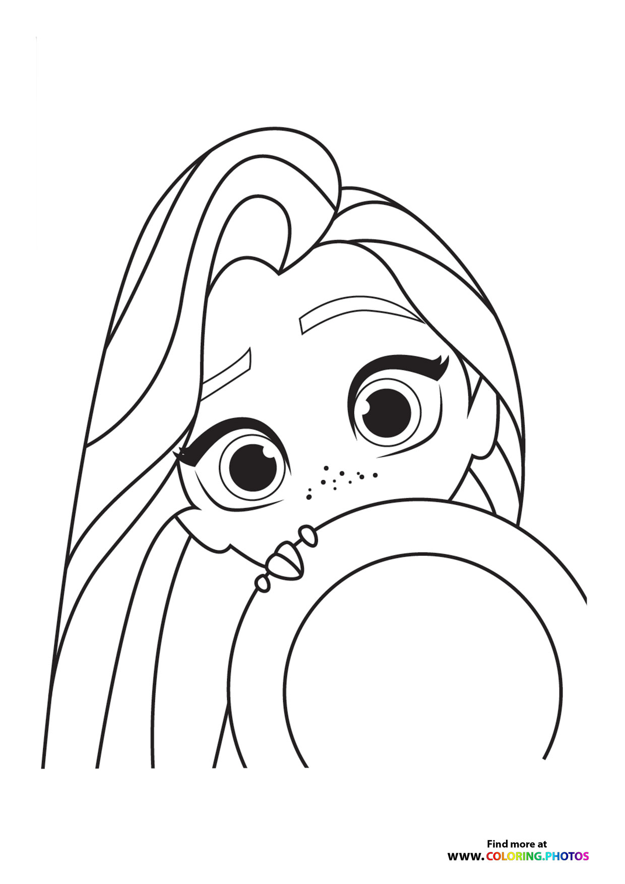 Little Rapunzel Disney princess