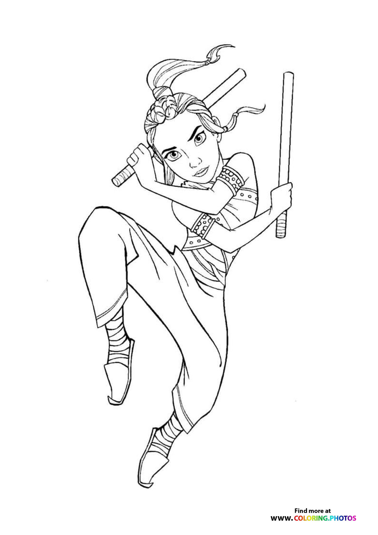 Little Raya Disney princess