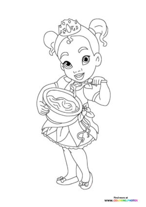 Little Tiana Disney princess