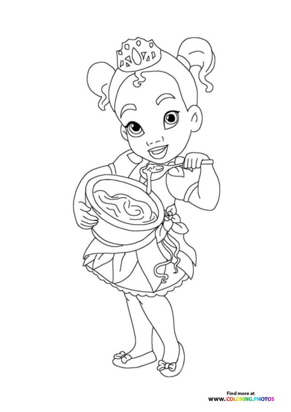Little Tiana Disney princess