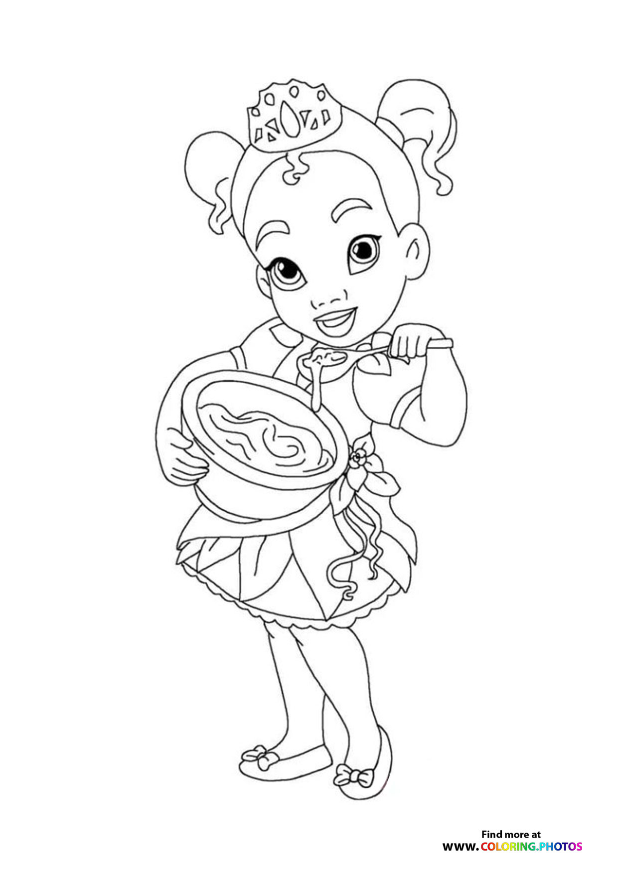 Little Tiana Disney princess