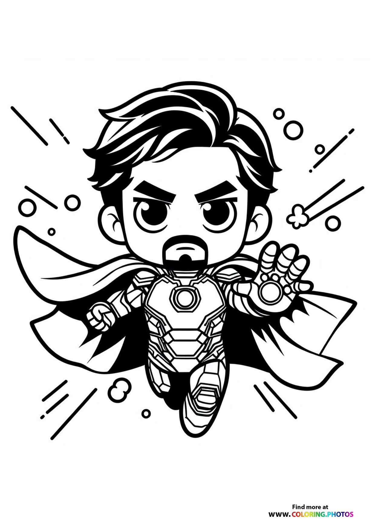 Little Tony Stark flying