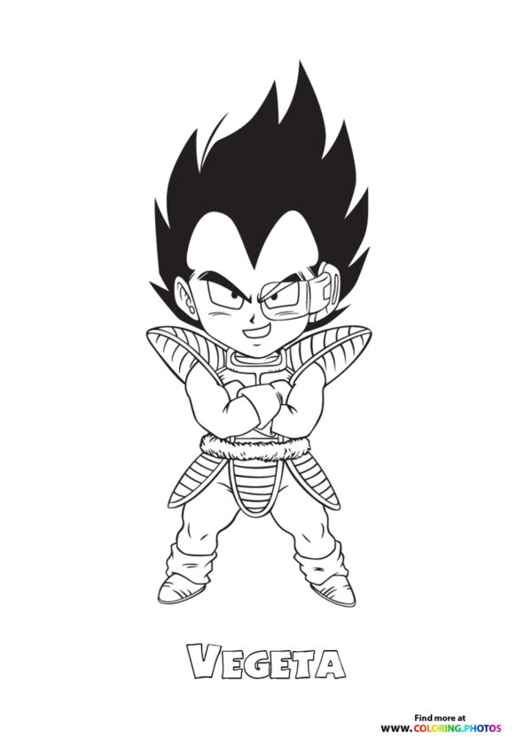 Little Vegeta Dragon Ball Z