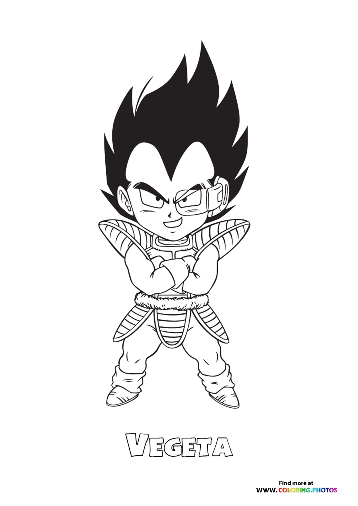 Little Vegeta Dragon Ball Z