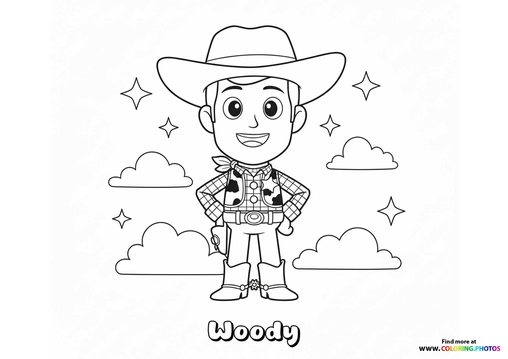 Woody in Cowboy Hat
