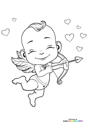 Cupid with Bow and Arrow