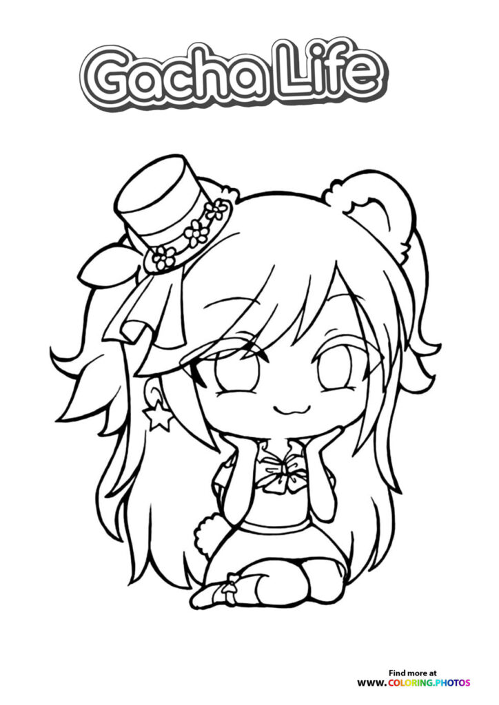 Gacha Life Character with Top Hat