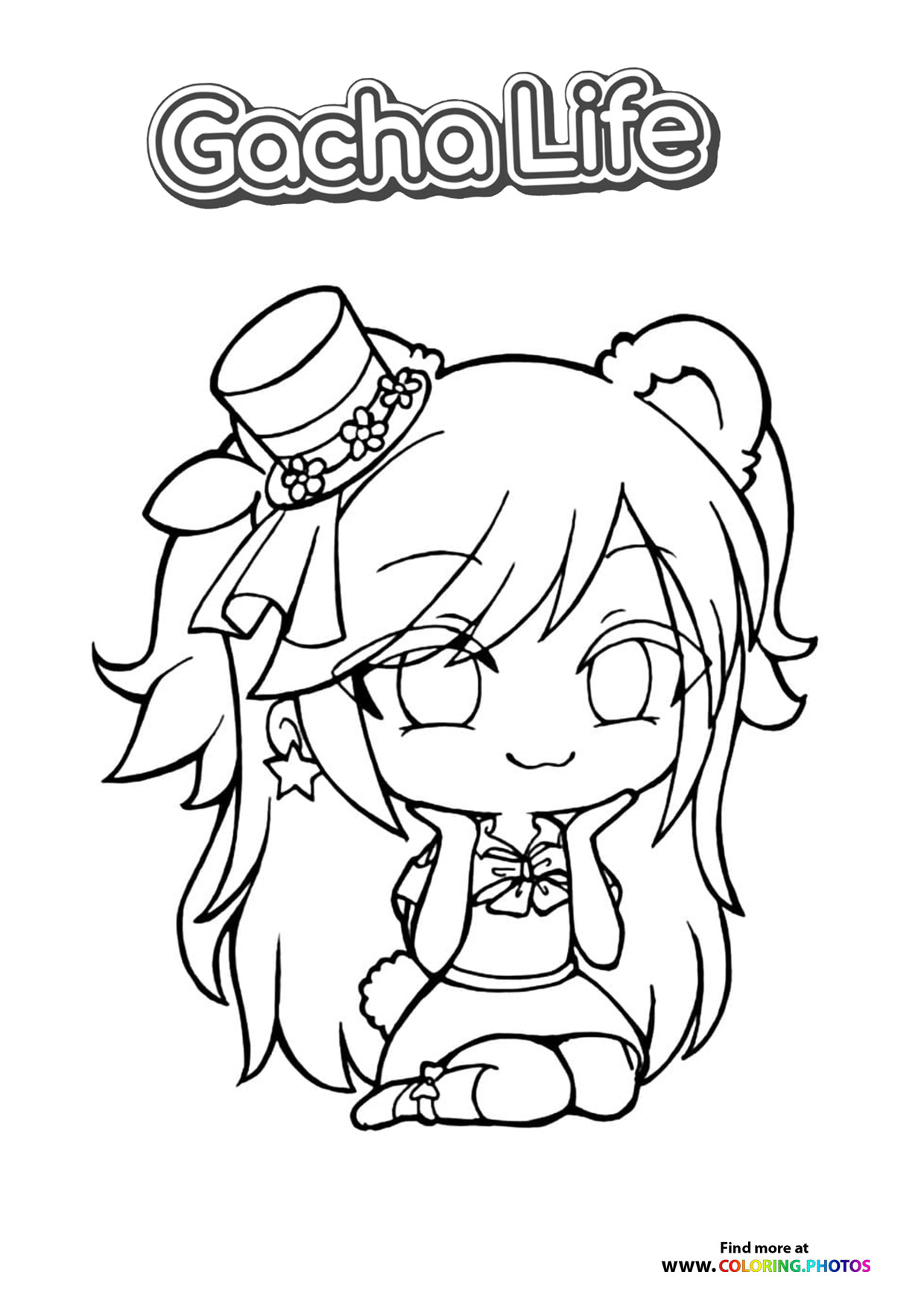 Gacha Life Character with Top Hat