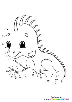 Lizard dot the dots