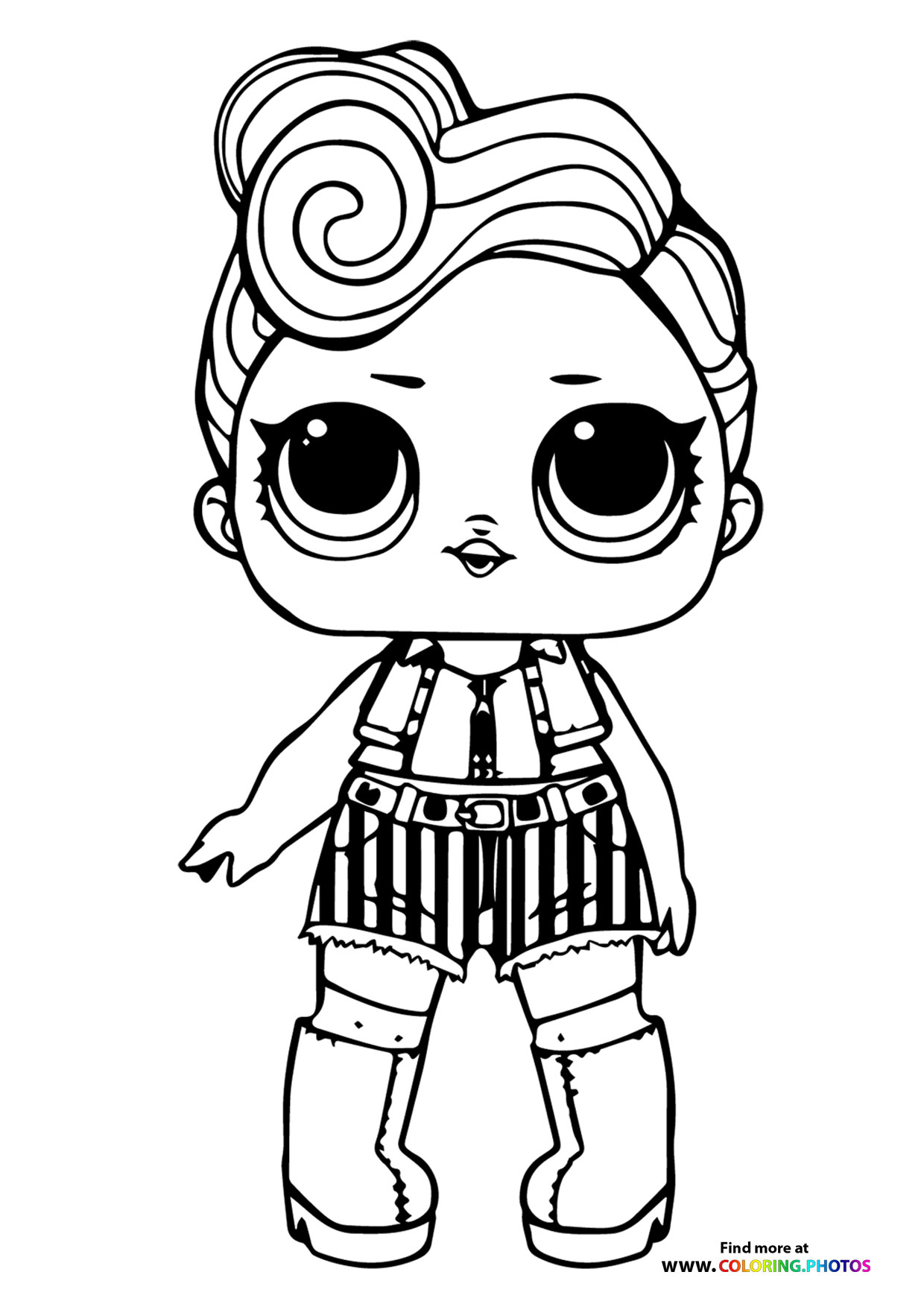 LOL Surprise Doll with Spiral Hair