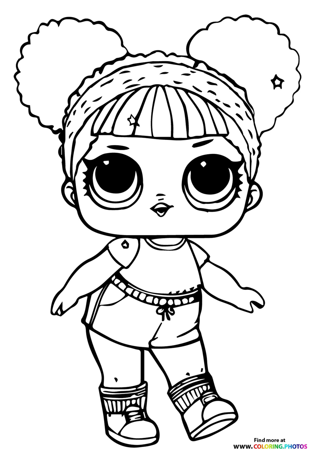LOL Surprise Doll with Fluffy Hair Buns